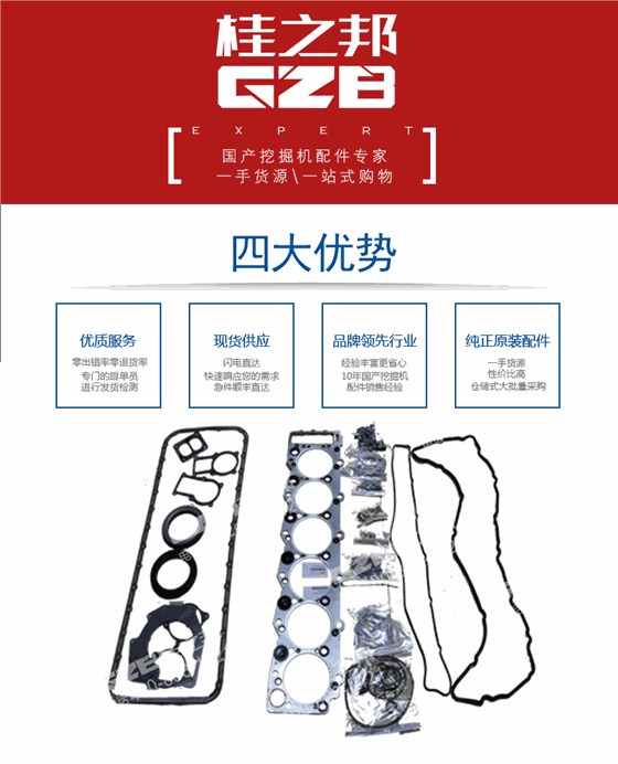 挖掘機(jī)發(fā)動(dòng)機(jī)修理包187813-0650