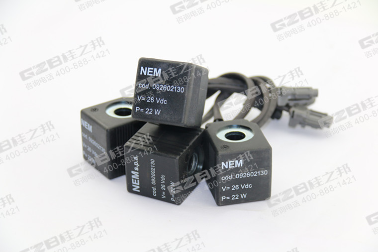 電磁閥線圈26VDC 福田雷沃挖掘機(jī)配件 92602130