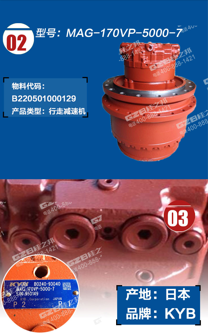 行走減速機(jī)MAG-170VP-5000-7