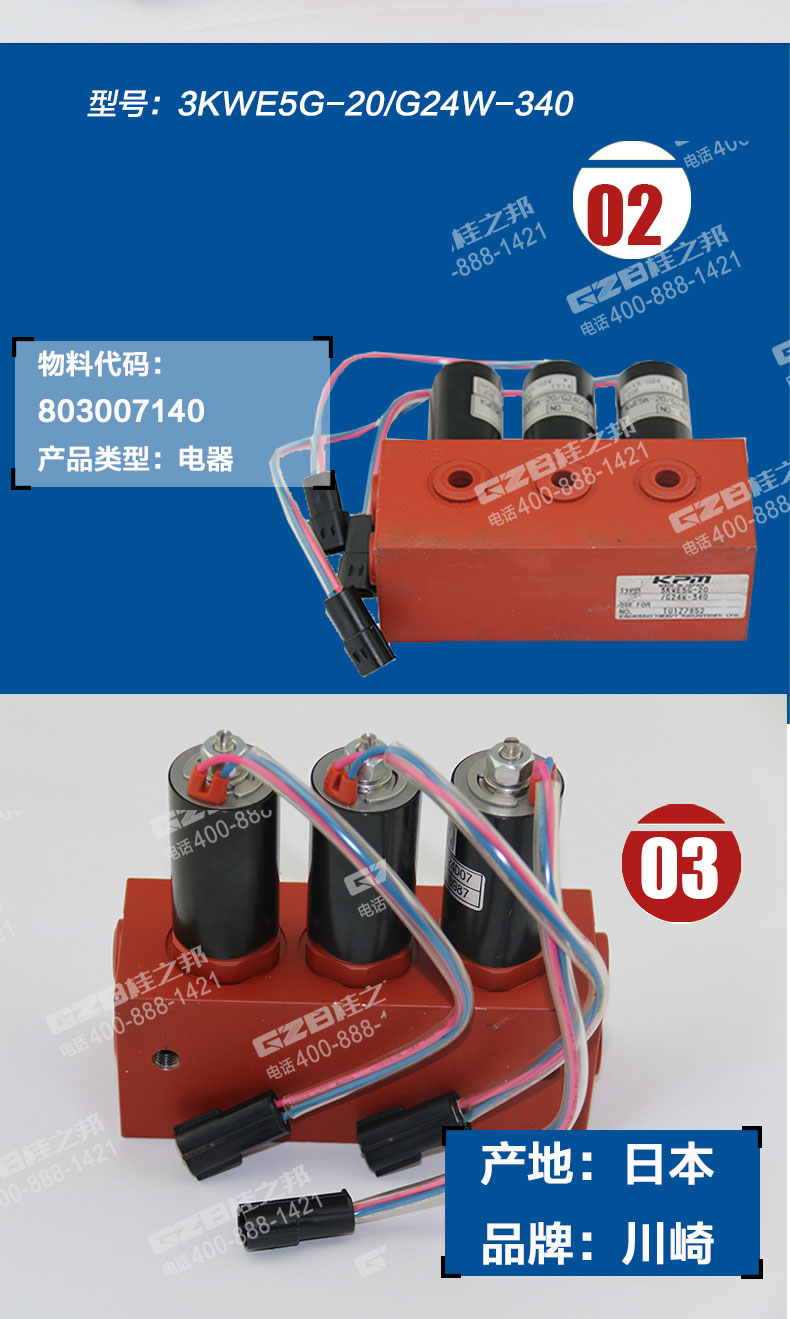 徐工挖掘機電磁閥組