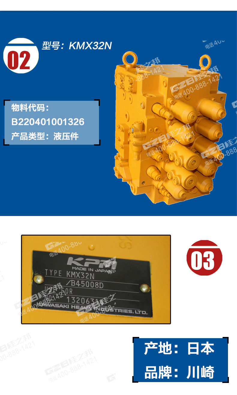 徐工370挖掘機多路閥總成